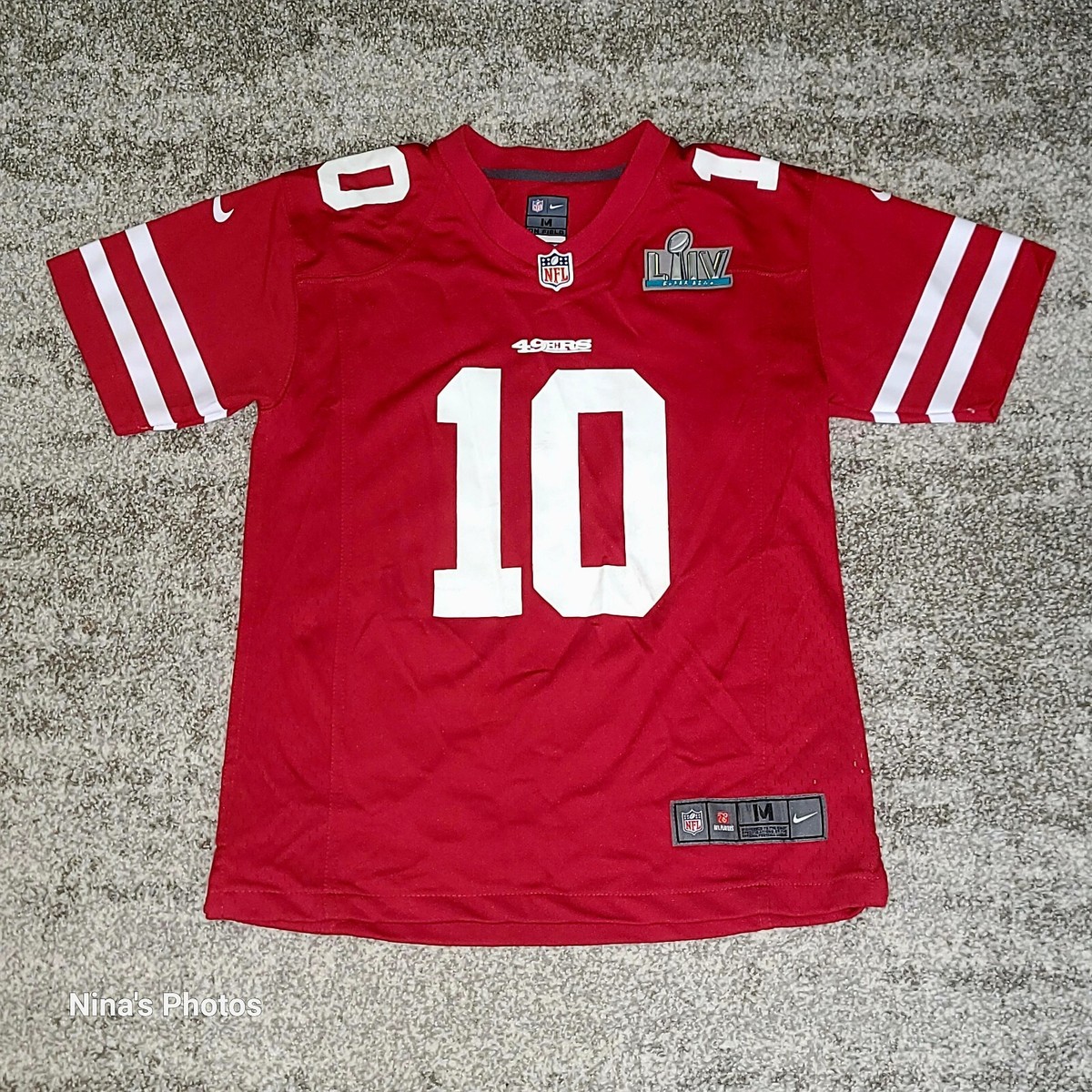 シャツ Nike Jimmy Garoppolo San Francisco 10 Nike San Francisco 49ers Jimmy Garoppolo 10 Super Bowl LIV