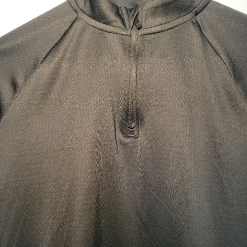 All In Motion 1/4 Zip Black Long Sleeve Shirt Top Girls Size Large (12-14) - Picture 2 of 10