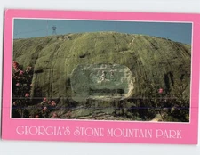 Postcard Georgia's Stone Mountain Curving  At Park USA