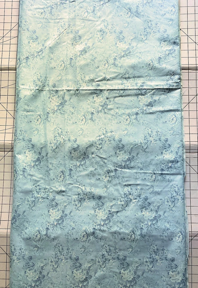 Tela de algodón azul suave Yours Truly Eleanor Burns para Benartex 108" de ancho por comprar Foto 2 de 4