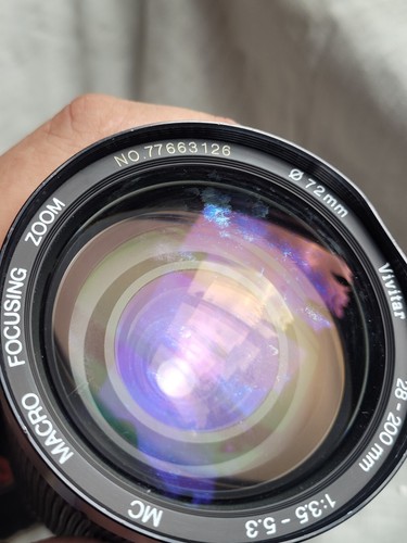 Vivitar 28-200mm 1:3.5-5.3 Macro Focusing Zoom Lens C/FD Mount Vintage boxed - Picture 4 of 14