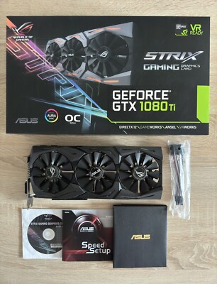 ASUS ROG Strix Gaming Nvidia GeForce GTX 1080Ti OC Edition 11GB DDR5X