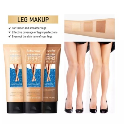 1pc Leg Makeup Leg Concealer Waterproof Skin Color Bronze Liquid Body Foundation