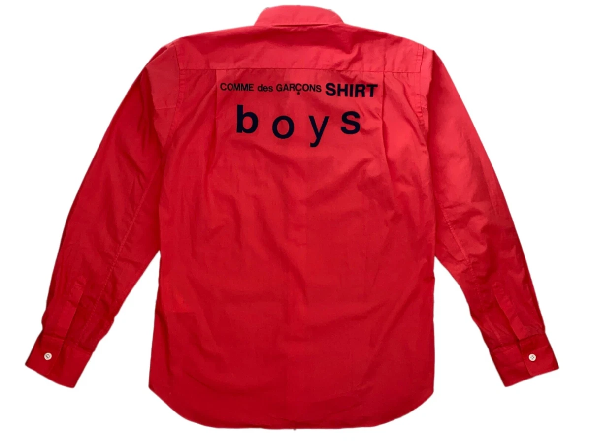 COMME DES GARCONS SHIRT BOYS COTTON LONG SLEEVE SHIRT SIZE S eBay COMME des GARCONS sizeS