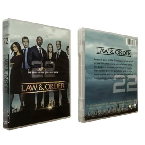 Law & Order Complete Season-22 ( DVD,4-Discs ,Set) US Free Shipping New & Sealed - Bild 1 von 1