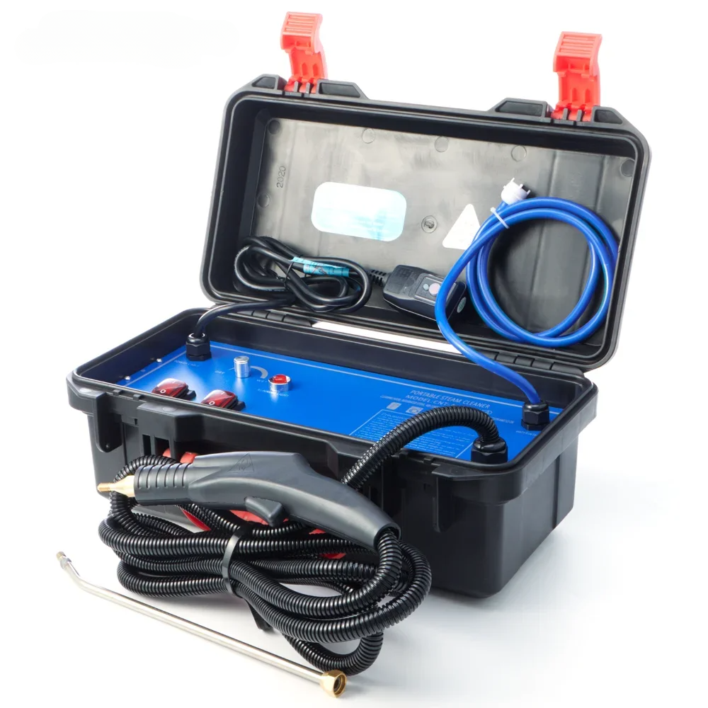 3000W High Temperature Steam Cleaner English Panel with Alkaline Disinfection US