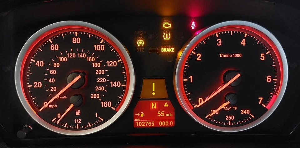2008-2011 BMW X6 (E71) 4.4L - SPEEDOMETER INSTRUMENT GAUGE CLUSTER (103k) - Image 2 of 4
