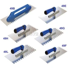 NOTCHED STAINLESS STEEL TROWEL TILING TOOLS SIGMA 49E 49F 49G 49L 49H 49B