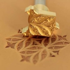 Leather stamp tool for leather craft DIY brass stamp 238 - 18x20 mm