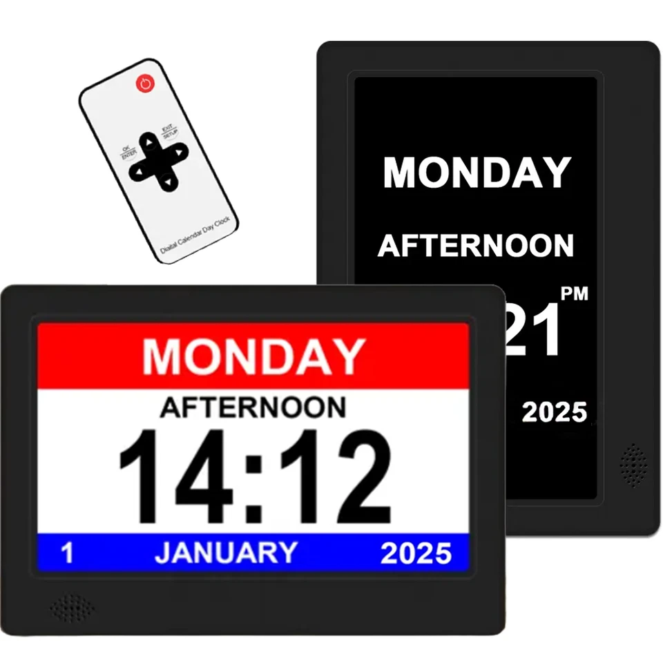 Digital Day Clock -Elderly -Alzheimer's & Dementia Clock 25 Medication Alarms - Image 2 of 4