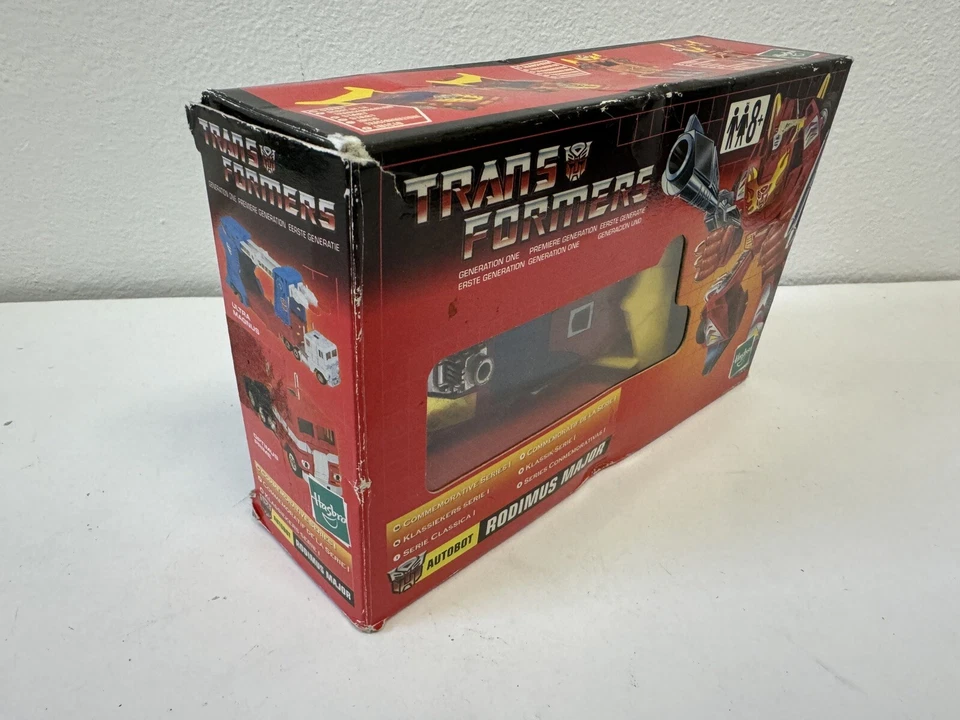 Transformers G1 Commemorative Series I Rodimus Major/Hot Rod Complete In Box MIB - Immagine 4 di 4
