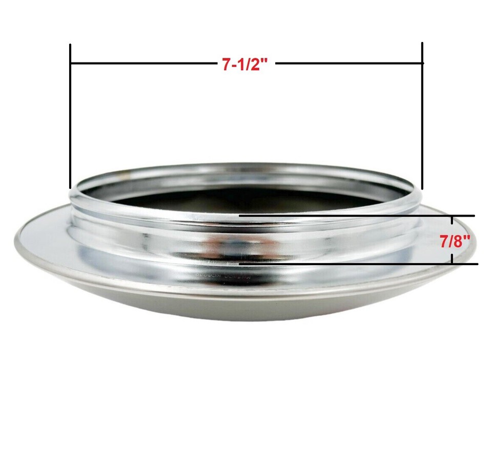 Left Rear Hubcap 1947-1953 Chevy Truck Hubcaps | Set of 4 | 7.5