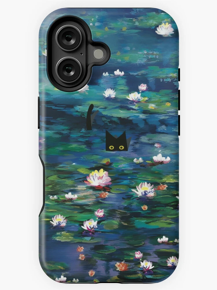Claude Monet Water Lilies Monet Waterlily Cat iPhone Samsung Galaxy Case | eBay Claude Monet Water Lilies Monet Waterlily Cat iPhone Samsung Galaxy Case | eBay