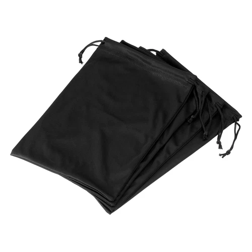 4 Pack Ski Goggle Bag Microfiber Snow Goggles Case Drawstring Pouch Black - Picture 2 of 6