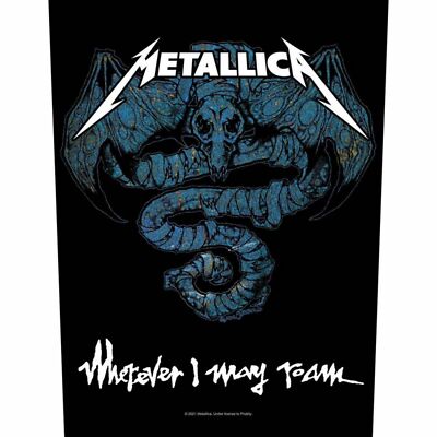   Metallica - Wherever I May Roam Rückenaufnäher Backpatch NEU & OFFICIAL