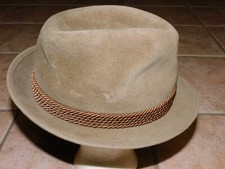 VTG COLLING WIEN AUSTRIA OCTOBERFEST OILVE GREEN BOWLER FEDORA HATSIZE 7 1/8