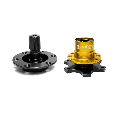 Sparco FIA Steering Wheel Quick Release Hub System Snap Off Race Rally 015R98R - Picture 8 of 15