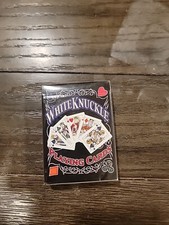 1st edition WHITE KNUCKLE Playing Cards by of Pain Art and Bicycle