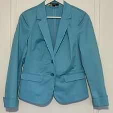 blue blazer size 12 Comma, Aqua Blue Green Summer Jacket Wedding Garden Party