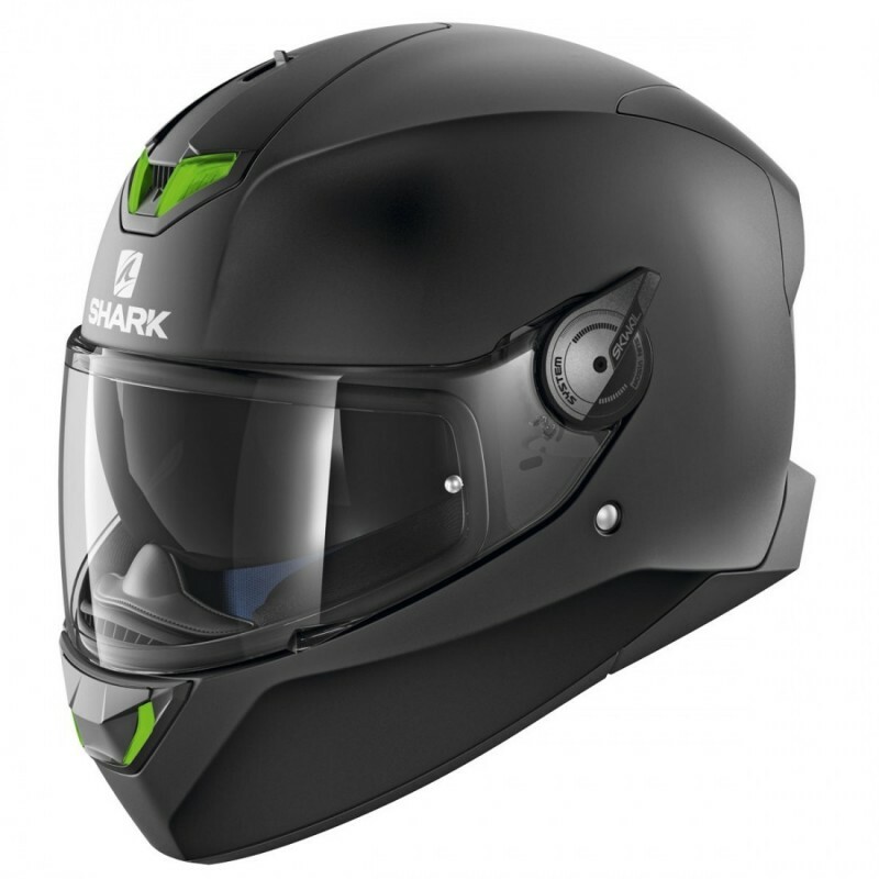 Shark Skwal 2 Full Face Motorcycle Helmet Black Matt Size M