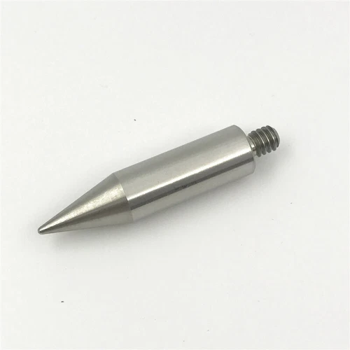 NEW Replacement Stainless Steel Prism mini Pole Point - 1/4" Thread, length:50mm