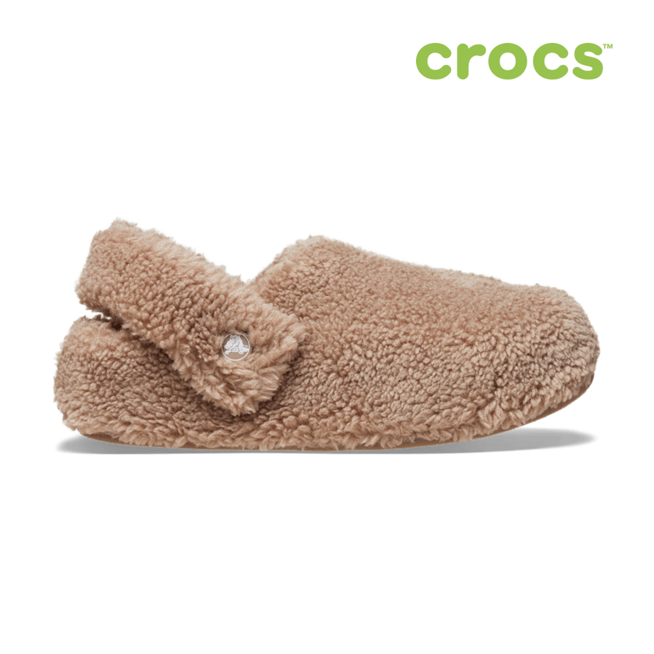 ＊＊＊ NEW CROCS CLASSIC COZY SLIPPER FLEECE BEIGE Mushroom 209386