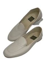 Daniel Green Womens Slipper Shoes 7 Beige Wedge Leisure  Vintage Retro D70