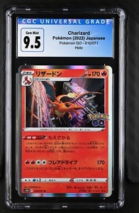 2022 Pokémon Japanese Pokemon GO Charizard Holo 010/071 CGC 9.5 Gem, Mint, NM