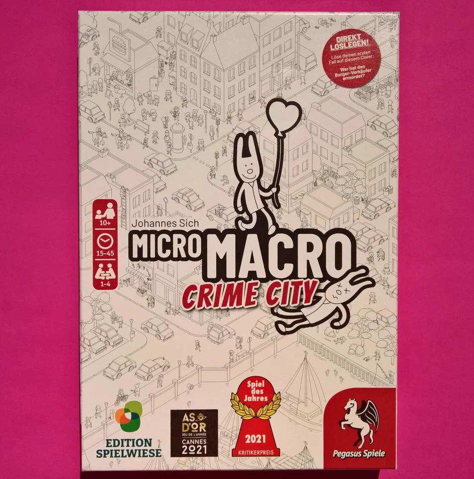 Pegasus Spiele Micro Macro Crime City ( Vollständig ) - Bild 1 von 4