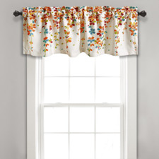Room Darkening 18" X 52" with 2" Header 3" Rod Pocket Single Valance Curtain