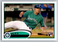 2012 Topps #274b Alex Liddi Rookie Card Seattle Mariners. rookie card picture