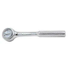 SK PROFESSIONAL TOOLS 800700 Hand Ratchet, 4 1/2 in, Chrome, 1/4 in 484N63