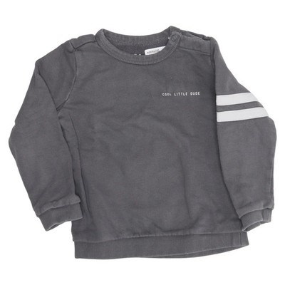 Baby C&A, Sweatshirt, Größe: 98, Grau, Baumwolle, Streifen, Sweat #mdm