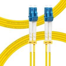 3M/10ft OS2 LC to LC Fiber Patch Cable Single Mode Duplex 9/125um SMF Cord