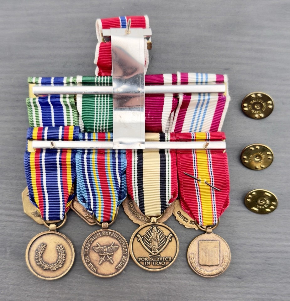 U.S. Army Bronze Star MINIATURE Medal & Ribbon Rack Group GWOT | eBay