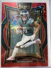2024 Panini Select Devonta Smith Red Concourse Disco /49
