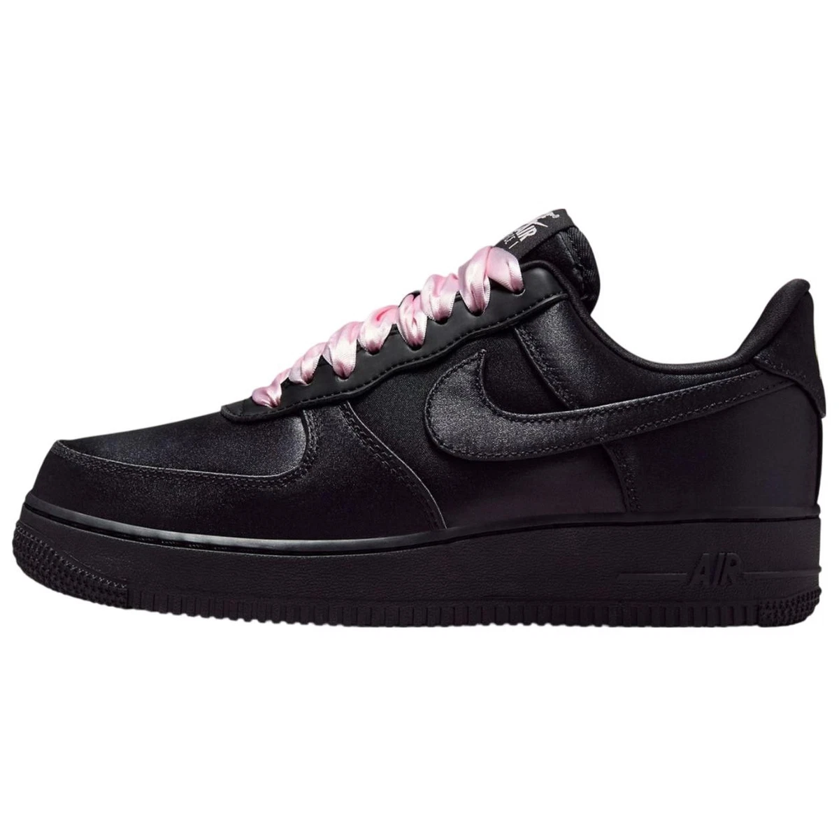 Nike Air Force 1 Low '07 LV8 Black Satin Women's - IH2034-010 | eBay