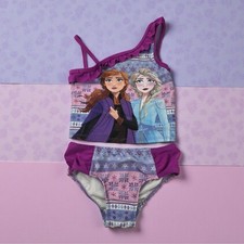 Disney Frozen Themed Tankini Swimsuit Anna Elsa Size 4T BS75