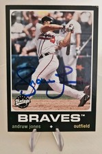 2002 Upper Deck Vintage - Andruw Jones #140 Autograph Atlanta Braves HOF