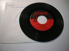 Pop 45  -   Robert John  -  The Lion Sleeps Tonight (Wimoweh)  -  1972