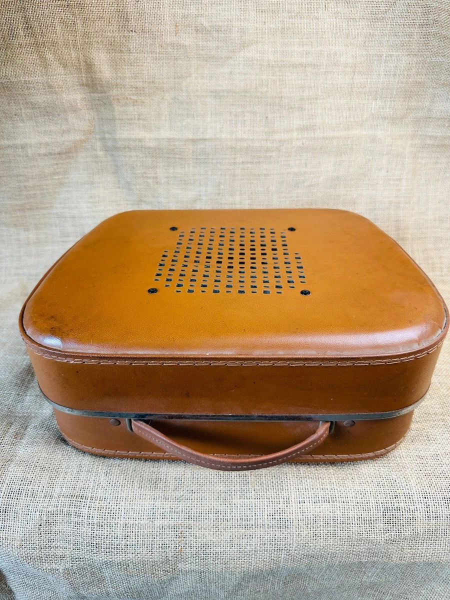 ÉLECTROPHONE TEPPAZ CLÉO 1968 TOURNE-DISQUE VALISE 4 VITESSES VINTAGE FRANCE