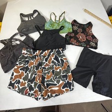 Athletic Workout Tank Tops Sports Bras Shorts Set Women's Activewear Bundle