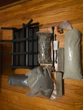 Vermont castings 24" double faced natural gas logs fireplace burner SR24ROSRLS