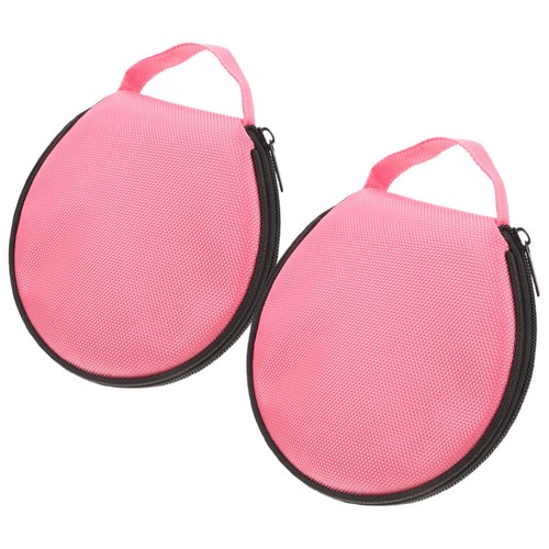 2 Pcs Stoccaggio Della Borsa CD Per Auto Viaggiare Piccola Custodia - Afbeelding 4 van 12