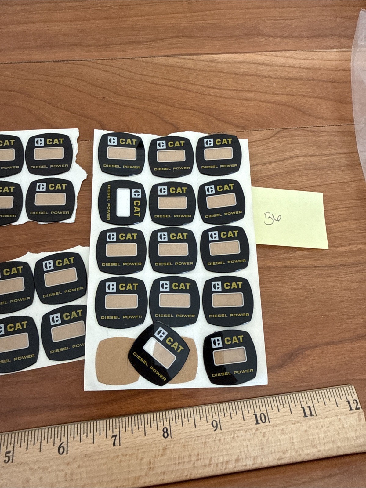 23 Vtg Caterpillar Cat Diesel Power Digital Watch Face NOS Craft Advertising thumbnail 6