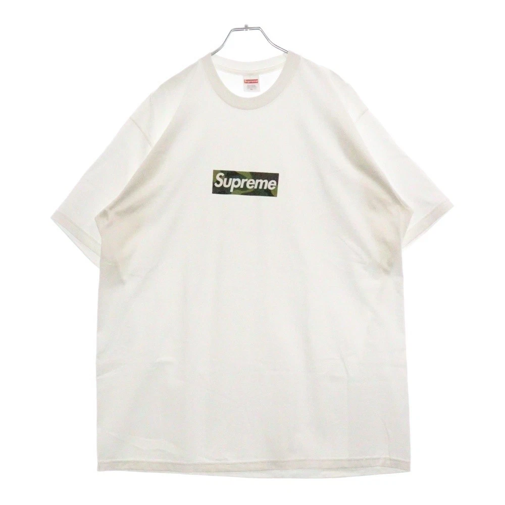 SUPREME 23AW Boîte Logo Tee Camouflage Box Logo Imprimé Manches Courtes T Shirt Coupe S