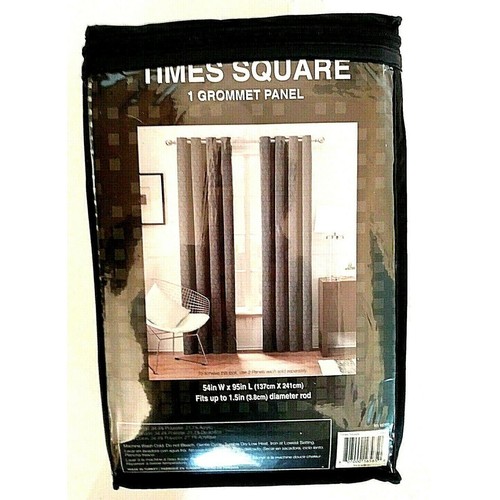 Pannello tenda passante verde acqua bianco 54x95 volte quadrato motivo diamante drappo - Foto 2 di 3