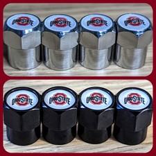 4pcs Metal Alloy Tire Air Valve Stem Caps  OHIO STATE BUCKEYES