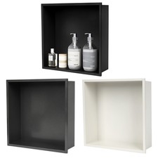 Stainless Steel Shower Niche Bathroom Storage Alcove Recess UK
