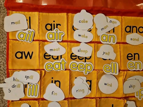Learning Resources Word Families Center Pocket Chart With Picture & Letter Cards - Picture 4 of 7